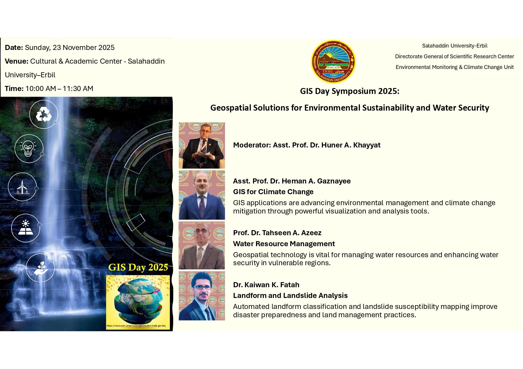 GIS DAY 2025 Symposium